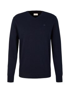 knitted navy melange